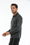 Slazenger RAFAELO Erkek Sweatshirt Koyu Gri