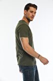 Slazenger SARGON I Erkek T-Shirt K.Yeşil
