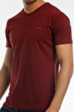 Slazenger SARGON I Erkek T-Shirt Bordo