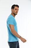 Slazenger SARGON I Erkek T-Shirt Mavi