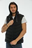 Slazenger HAMMER I Erkek Şişme Yelek Siyah Yelek