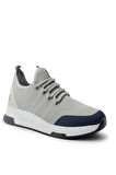 Slazenger TUESDAY I Kadın Sneaker Ayakkabı Gri / Lacivert