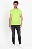 Slazenger REPUBLIC Erkek T-Shirt Neon Yeşil