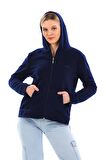 Slazenger SOFAL I Kadın Polar Sweatshirt Lacivert