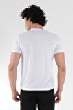 Slazenger OLAVO Erkek T-Shirt Beyaz