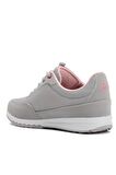 Slazenger ANGLE I Sneaker Kadın Ayakkabı Gri / Pembe