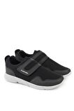 Slazenger ACA Büyük Beden Sneaker Erkek Ayakkabı Siyah / K.Gri