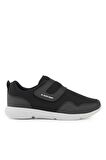 Slazenger ACA Büyük Beden Sneaker Erkek Ayakkabı Siyah / K.Gri