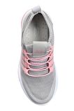 Slazenger Ebba Sneaker Çocuk Spor Ayakkabı Gri-Pembe