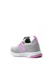 Slazenger Ebba Sneaker Çocuk Spor Ayakkabı Gri-Pembe