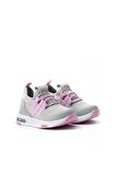 Slazenger Ebba Sneaker Çocuk Spor Ayakkabı Gri-Pembe