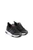 Slazenger Ebba Sneaker Erkek Çocuk Ayakkabı Siyah-Kırmızı