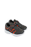 Slazenger KING Sneaker Erkek Çocuk Ayakkabı Koyu Gri / Turuncu