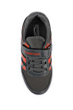 Slazenger KING Sneaker Erkek Çocuk Ayakkabı Koyu Gri / Turuncu