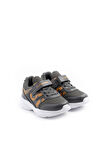 Slazenger KING Sneaker Erkek Çocuk Ayakkabı Koyu Gri / Turuncu