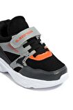 Slazenger KUNTI Sneaker Erkek Çocuk Ayakkabı Siyah / Gri