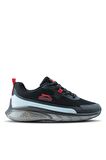 Slazenger TURBO Sneaker Erkek Ayakkabı Siyah / Kırmızı