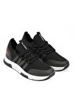 Slazenger TUESDAY Sneaker Unisex Ayakkabı Siyah / Kırmızı