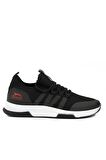 Slazenger TUESDAY Sneaker Unisex Ayakkabı Siyah / Kırmızı