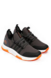 Slazenger TUESDAY I Sneaker Unisex Ayakkabı Koyu Gri / Turuncu