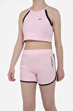Slazenger DERORIT Kız Çocuk Şort Takım Pembe