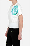 Slazenger PORCIA Kız Çocuk Kısa Kol T-Shirt Ekru