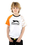 Slazenger PARVEEN Erkek Çocuk Kısa Kol T-Shirt Beyaz