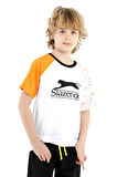 Slazenger PARVEEN Erkek Çocuk Kısa Kol T-Shirt Beyaz