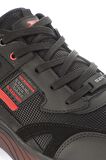 Slazenger ZEND Sneaker Erkek Ayakkabı Siyah / Kırmızı