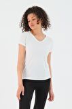 Slazenger PLAY Kadın T-Shirt Ekru