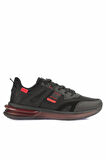  Slazenger 533 Siyah-Kırmızı Erkek Sneaker Ayakkabı 