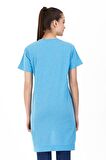 Slazenger MINATO Kadın T-Shirt Mavi