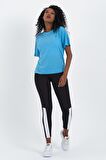 Slazenger MOYNA Kadın T-Shirt Mavi