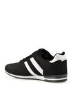 Slazenger OMEGA Büyük Beden Sneaker Erkek Ayakkabı Siyah / Beyaz