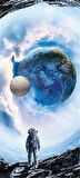 Blue Focus Astronaut and Space 7+ Yaş Büyük Boy Puzzle 98 Parça