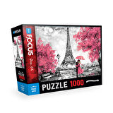 Blue Focus Şehir / Yapı 1000 Parça Yetişkin Puzzle