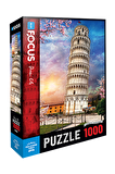 Blue Focus Şehir / Yapı 1000 Parça Yetişkin Puzzle
