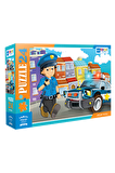 Blue Focus Polis 3+ Yaş Büyük Boy Puzzle 24 Parça