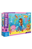Blue Focus Deniz Kızı 3+ Yaş Büyük Boy Puzzle 50 Parça