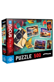 Blue Focus Manzara 500 Parça Çocuk Puzzle