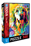 Blue Focus Hayvanlar 500 Parça Çocuk Puzzle