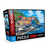 Blue Focus Cinque Terre 14+ Yaş Küçük Boy Puzzle 2000 Parça