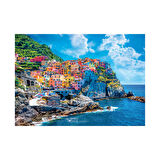 Blue Focus Cinque Terre 14+ Yaş Küçük Boy Puzzle 2000 Parça