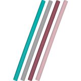 Oioi Silikon Pipet 4 lü - Pembe Mix