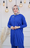 İNVEE  Hırka 6283 Saks Mavi