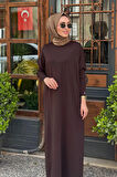 İNVEE Elbise 5747 Kahve