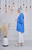 İNVEE Gömlek 6638 Saks Mavi