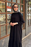 İNVEE Elbise 7033 Siyah