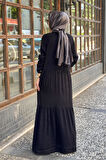 İNVEE Elbise 7033 Siyah