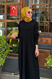 İNVEE Triko Elbise 7060 Siyah